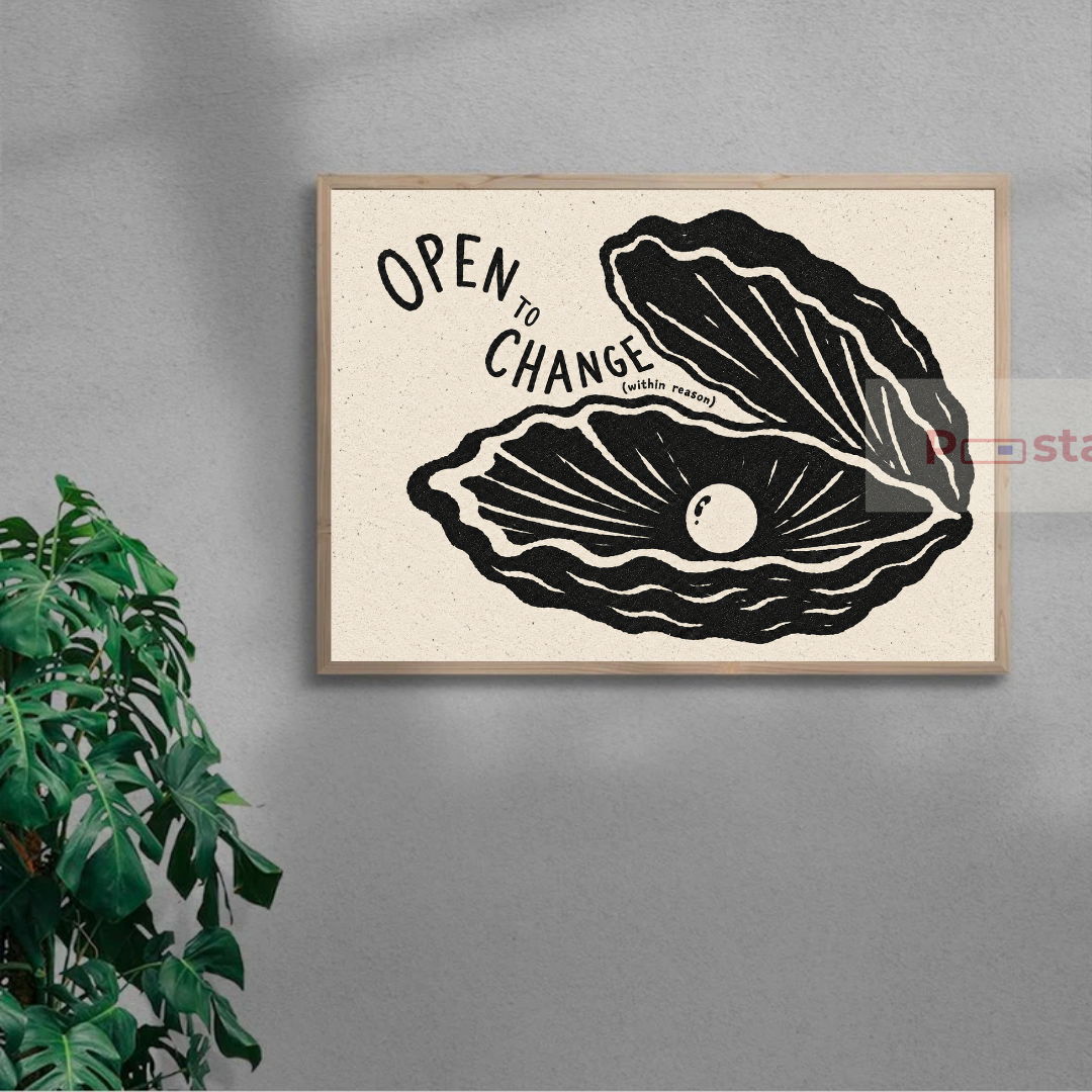 Open to Change — khung gỗ sồi