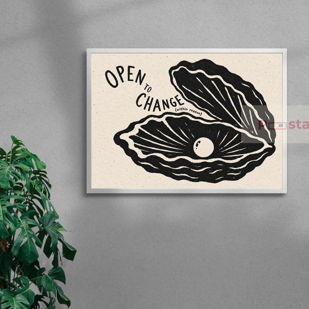 Open to Change — khung trắng