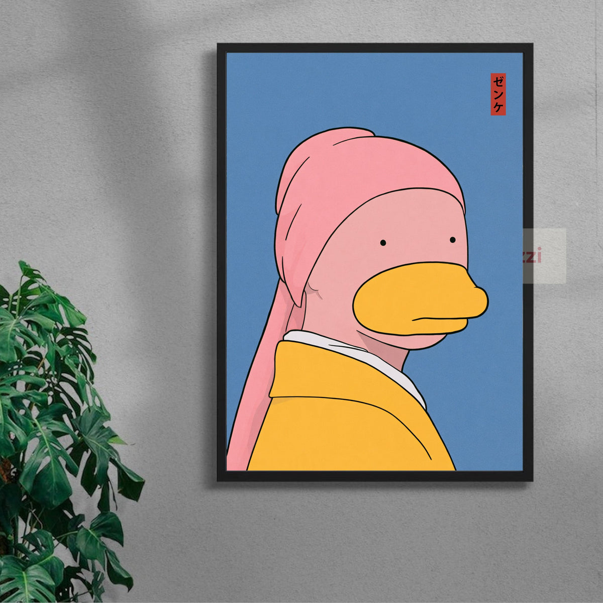 Pearl Duck — black frame