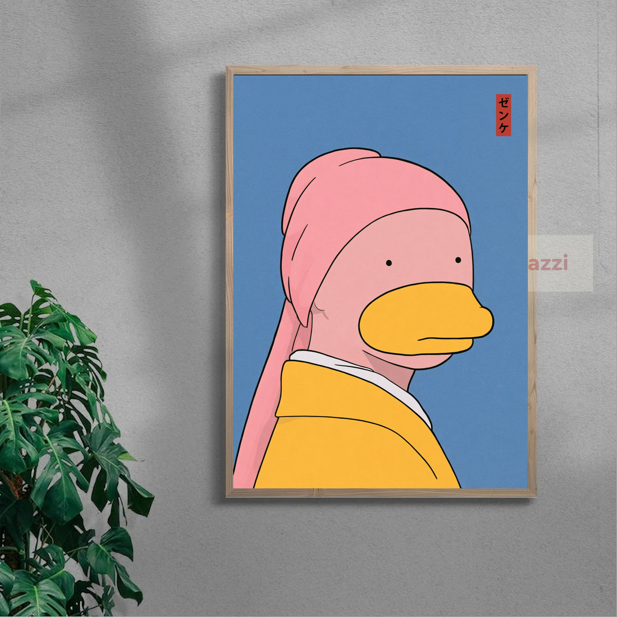 Pearl Duck — oak frame