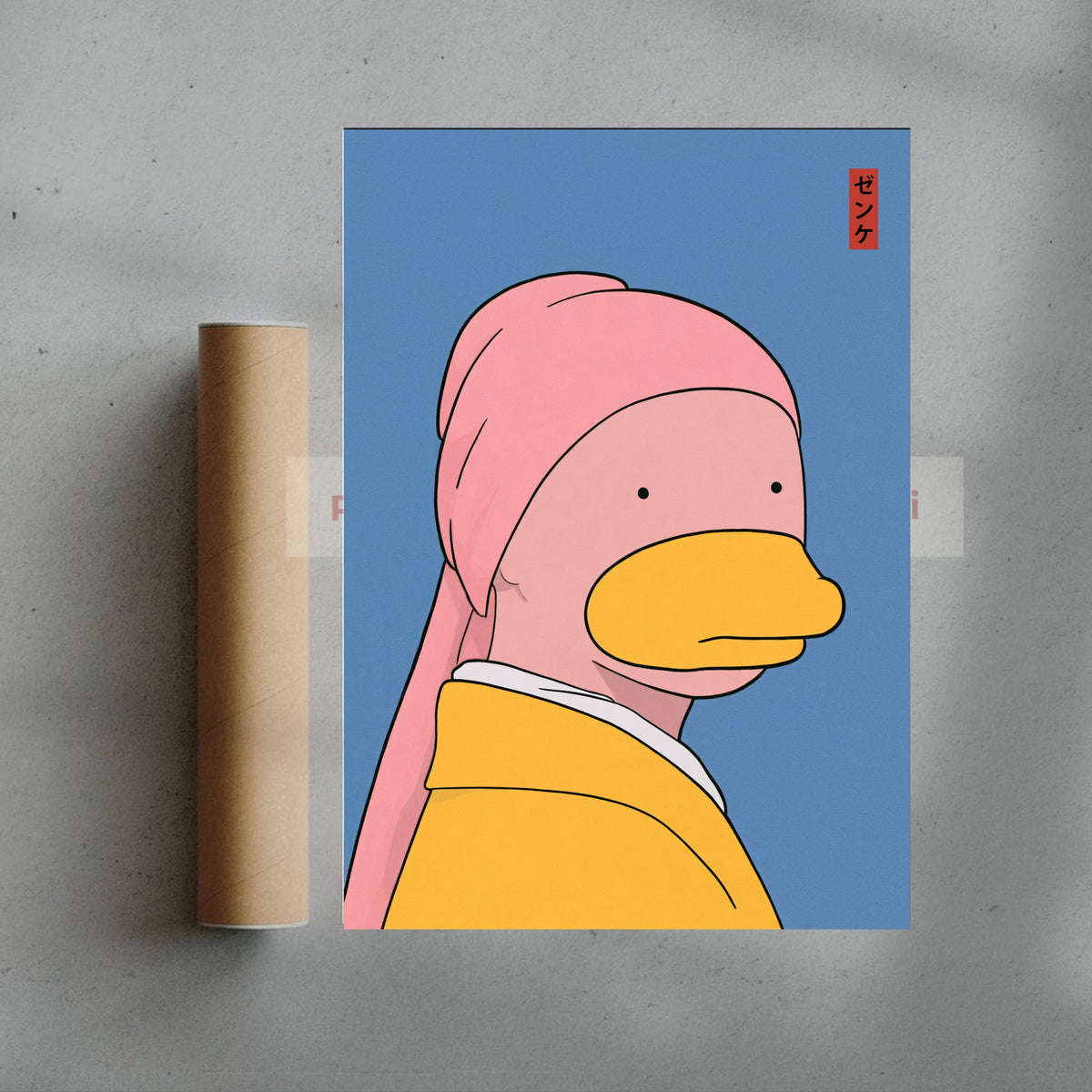 Pearl Duck — print
