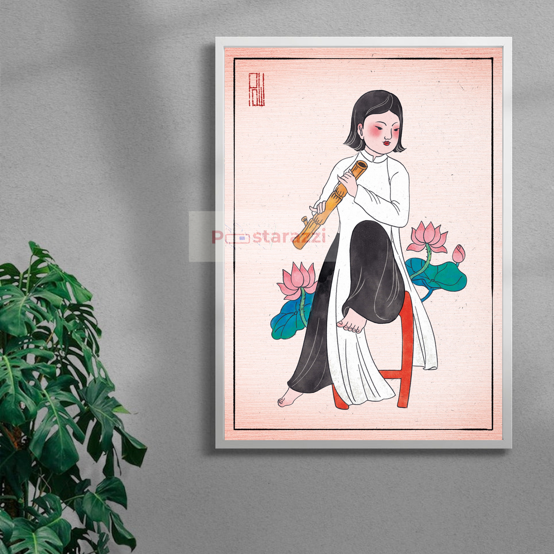The Flute Player — mockup 3