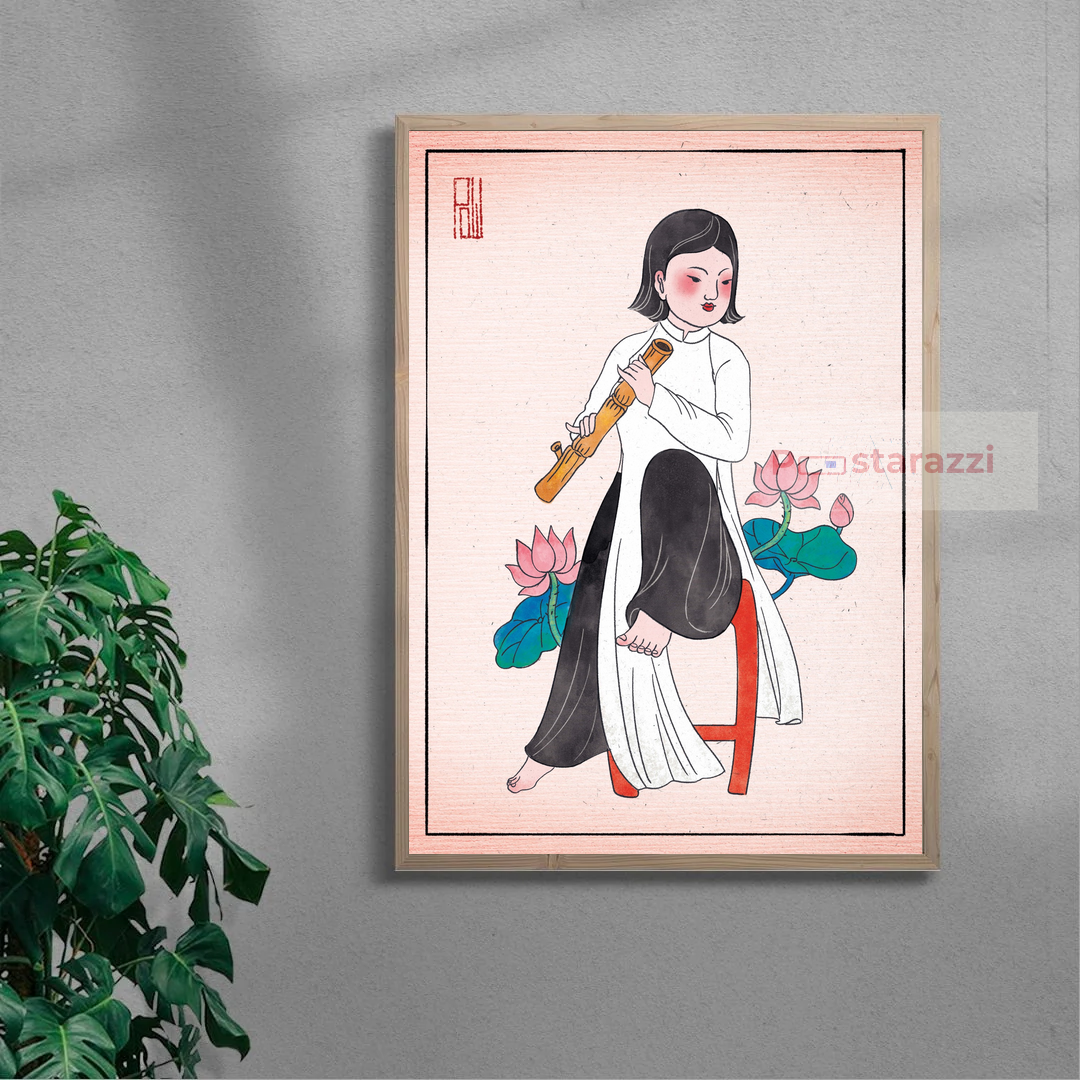 The Flute Player — mockup 4