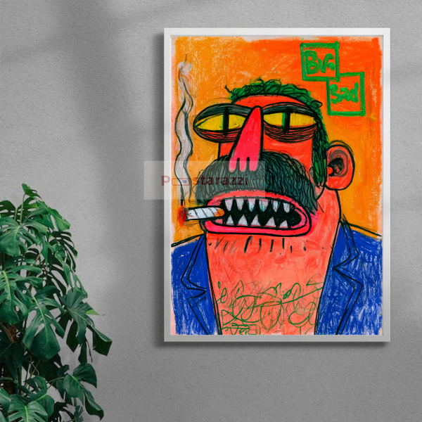 Portrait of the Uglifier — white frame