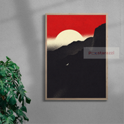 Red Sun Over Silent Mountains – mockup 4