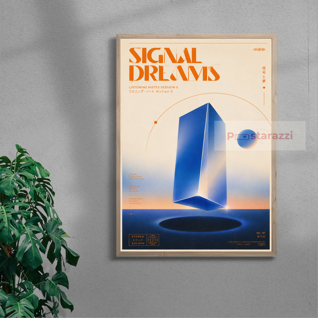 Signal Dreams - khung gỗ sồi