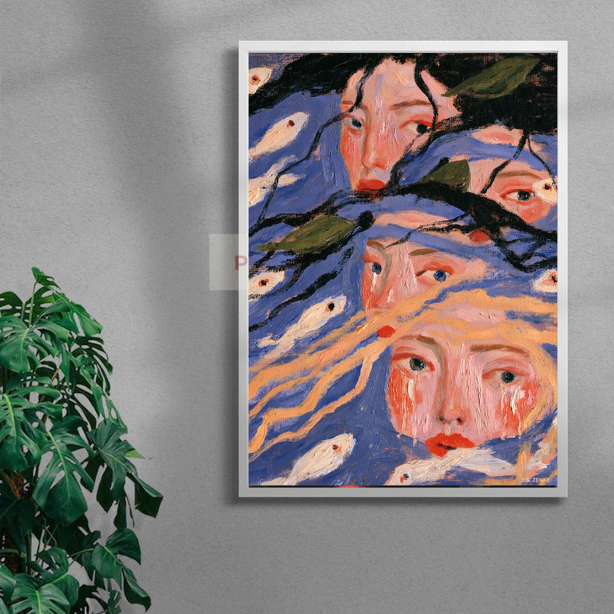 Under the Water — white frame