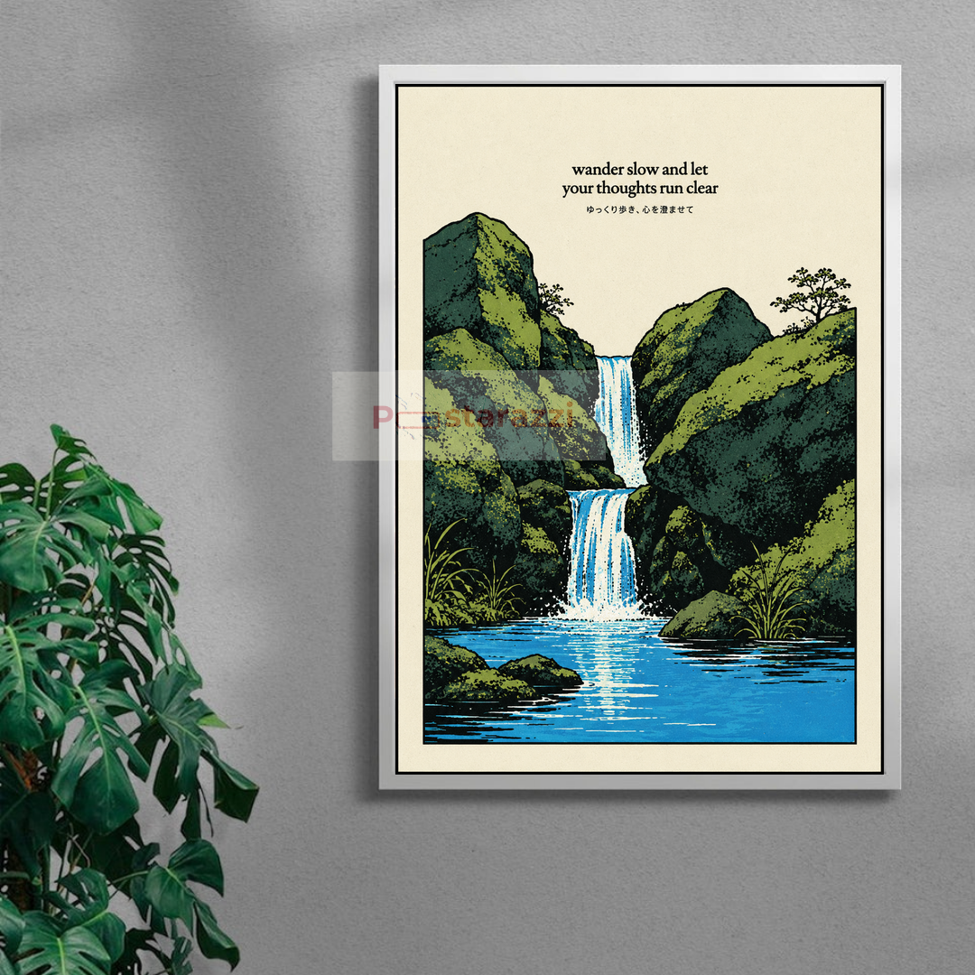 Wander Slow - khung trắng