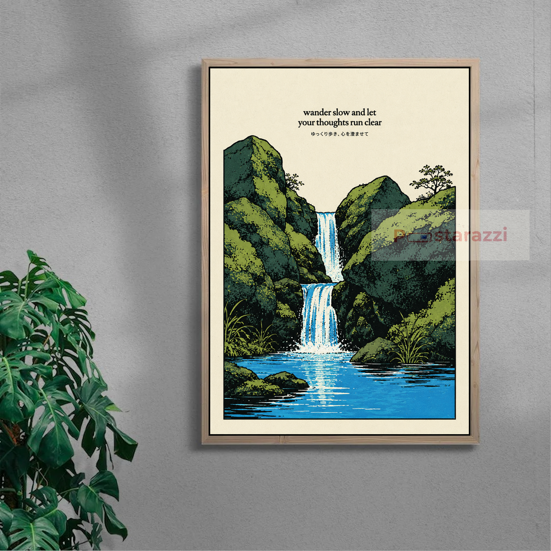 Wander Slow - khung gỗ sồi