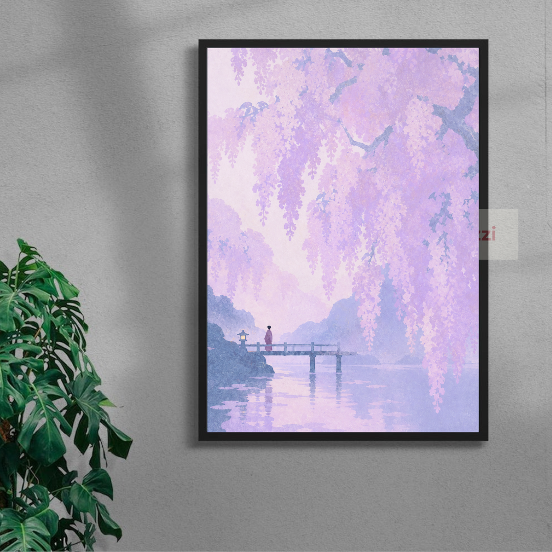 Wisteria Hush — mockup Postarazzi, trang 2 trên 5