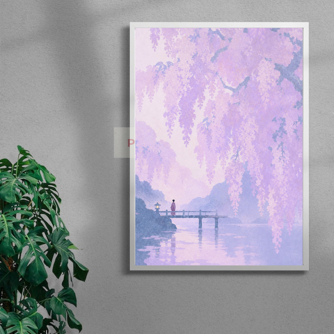 Wisteria Hush — mockup Postarazzi, trang 3 trên 5