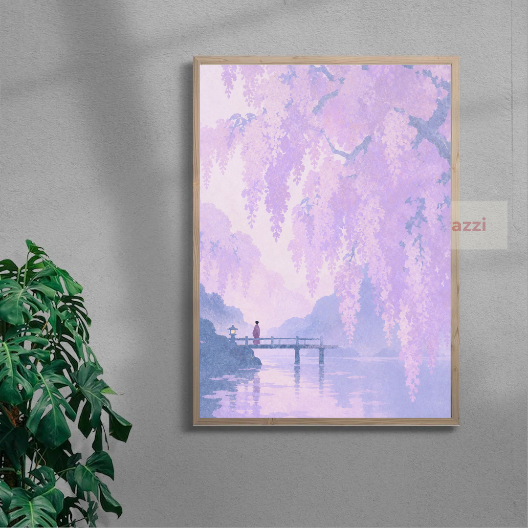 Wisteria Hush — mockup Postarazzi, trang 4 trên 5