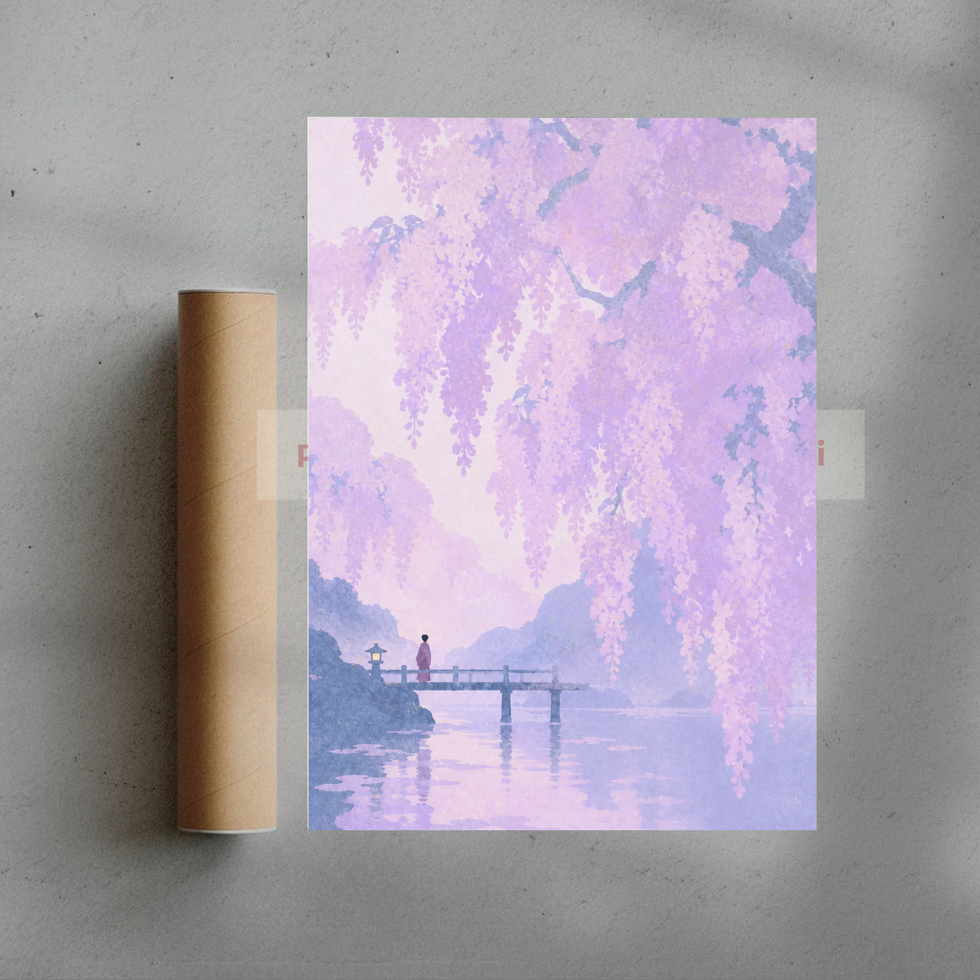 Wisteria Hush — mockup Postarazzi, trang 5 trên 5